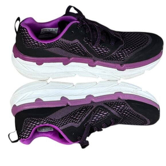 SKECHERS Air Cooled Go Run Purple Running Shoes SZ 6 - Picture 8 of 10